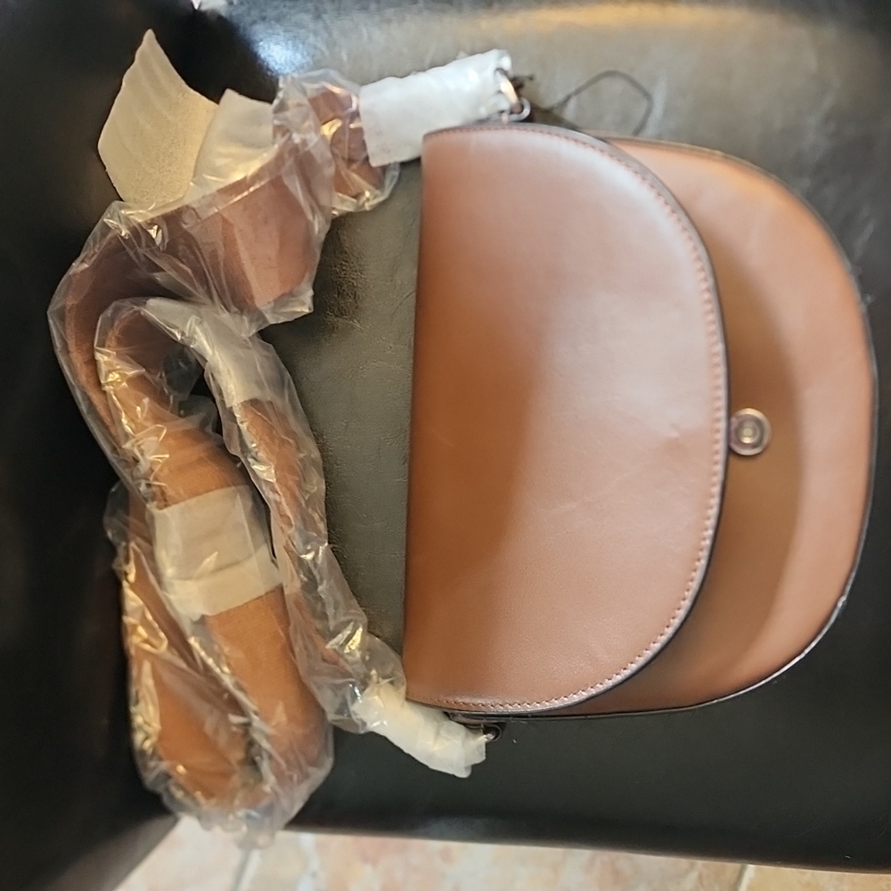 J Jill Brown leather Crossbody